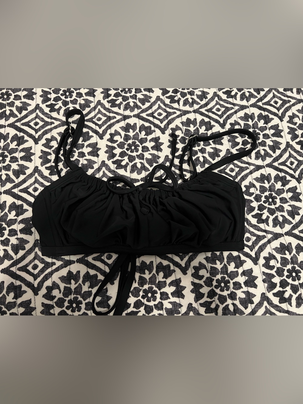 Xhilaration Black Padded Bikini Top